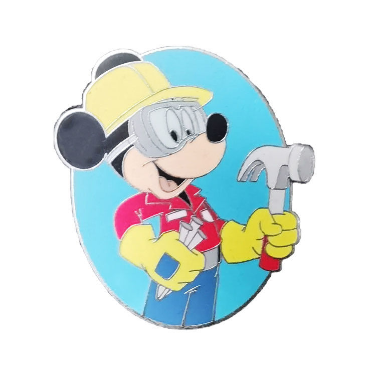 Plating Tinted Custom Metal Badges Enamel Cartoon Personalized Metal Badges
