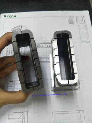 Precision 1.2343 Steel Injection Mold Components Cavity Inserts With Cavity No Text Mark