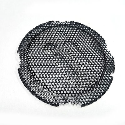 Electrophoretic Black Metal Stamping Part Metal Mesh Air Filters For Mini Speaker
