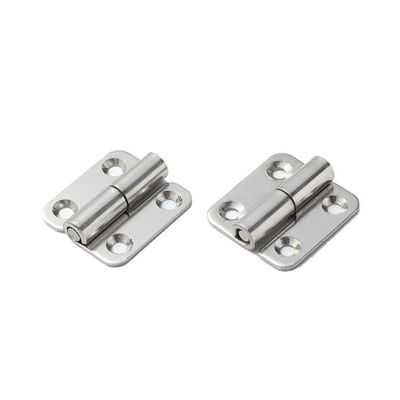 Release Rounded Furniture Metal Parts Industrial Ss304 Hinges