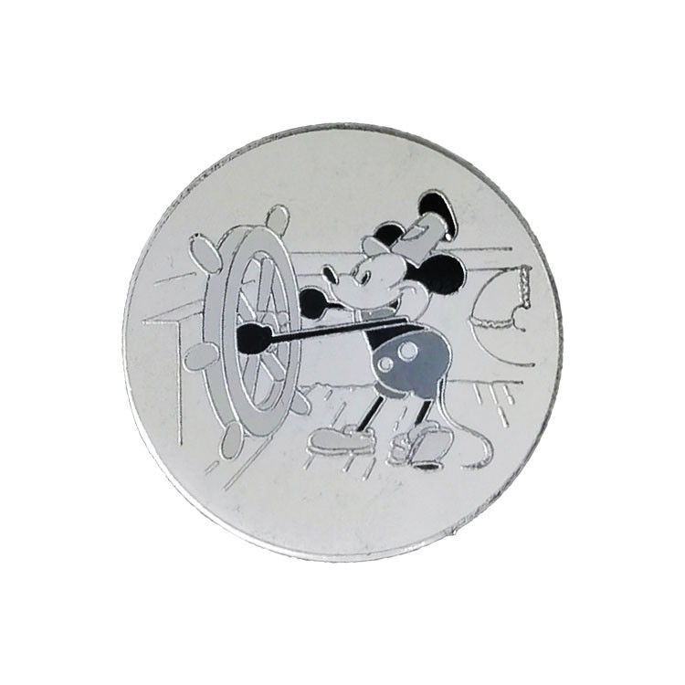 Zinc Alloy Custom Metal Badges UV Print Color Cartoon Lapel Pin Insignia